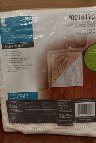 Non slip rug pad - non, x