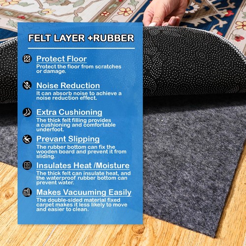 Nonslip rug pads - pads, 10ft