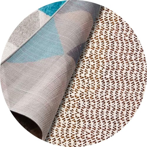 Non slip round rug - non, extra