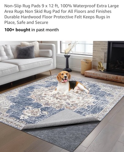 Non slip rug pads 12 - non-slip, 9